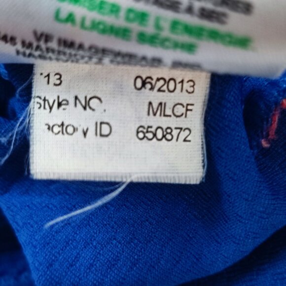 NHL Majestic St. Louis Blues hockey jersey blue men's size 2XL - Picture 6 of 9